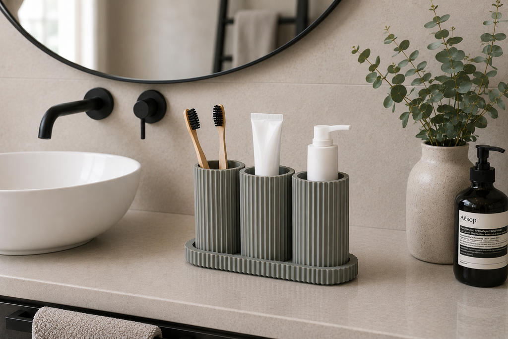 The Trio Bathroom Set