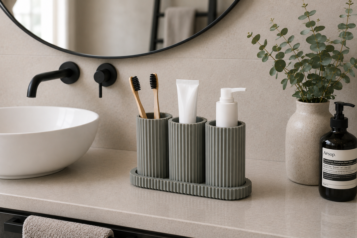 The Trio Bathroom Set