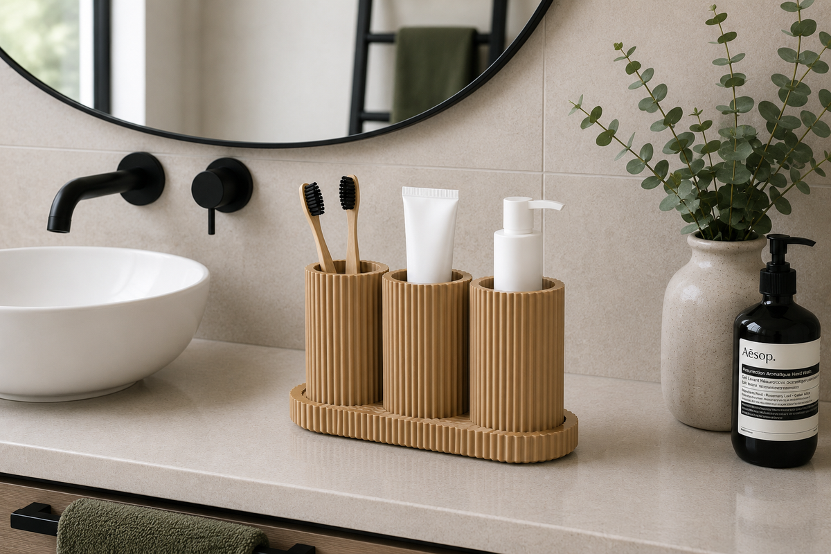 The Trio Bathroom Set
