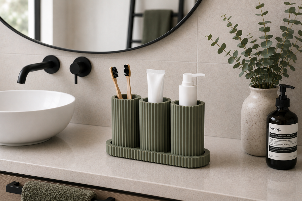 The Trio Bathroom Set